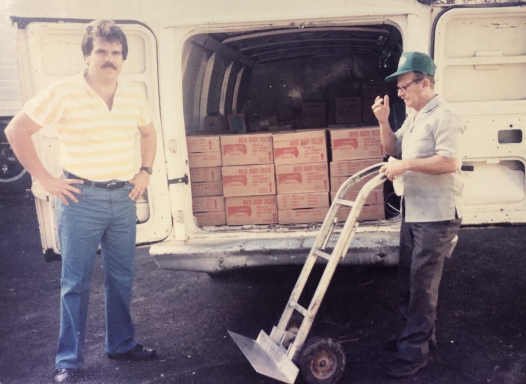 Circa 1992-1993 (Francisco Guerrero, Hijo (izq.) y Francisco Guerrero, Padre (der.))
